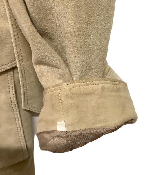 BURBERRY LONDON（バーバリーロンドン）BURBERRY LONDON (バーバリーロンドン) ゴートスウェードトレンチコート ベージュ サイズ:38の古着・服飾アイテム