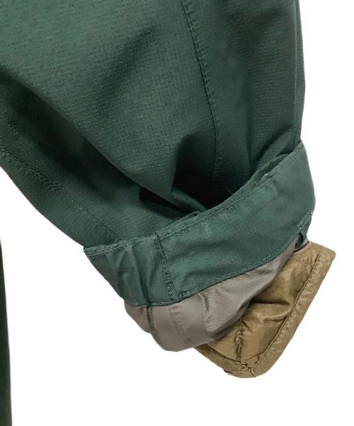 mont-bell（モンベル）mont-bell (モンベル) ヴェイルダウンパーカ グリーン×グレー サイズ:Sの古着・服飾アイテム
