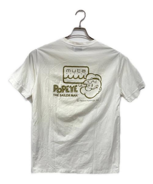 muta MARINE（ムータマリン）muta MARINE (ムータマリン) 半袖カットソー ホワイト サイズ:Mの古着・服飾アイテム