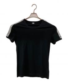 DOLCE & GABBANA（ドルチェ＆ガッバーナ）の古着「半袖カットソー」｜ブラック×ライトグレー