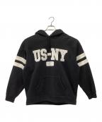 SUPREMEシュプリーム）の古着「US NAVY HOODED プルオーバーパーカー」｜ブラック
