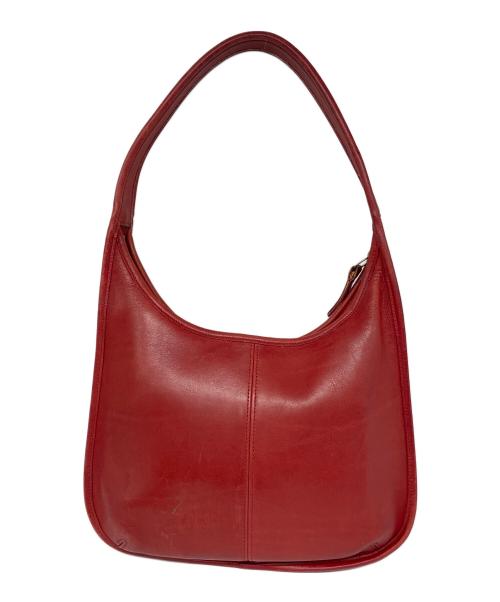 COACH（コーチ）COACH (コーチ) OLD COACH エルゴ レザーワンショルダーバッグ レッドの古着・服飾アイテム