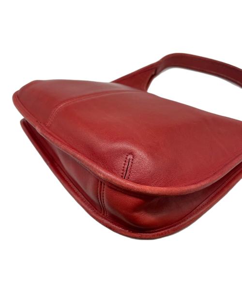 COACH（コーチ）COACH (コーチ) OLD COACH エルゴ レザーワンショルダーバッグ レッドの古着・服飾アイテム