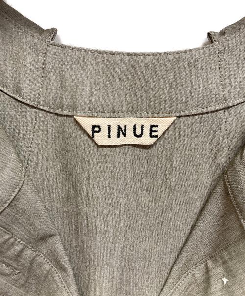 pinue（ピヌエ）pinue (ピヌエ) 長袖ワンピース グレー サイズ:F 未使用品の古着・服飾アイテム