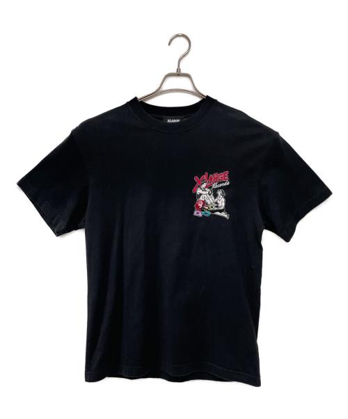 X-LARGE（エクストララージ）X-LARGE (エクストララージ) 半袖Tシャツ ブラック サイズ:Mの古着・服飾アイテム