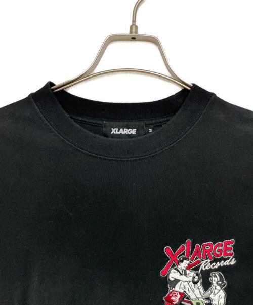 X-LARGE（エクストララージ）X-LARGE (エクストララージ) 半袖Tシャツ ブラック サイズ:Mの古着・服飾アイテム