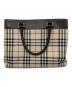 BURBERRY (バーバリー) ハンドバッグ ノバチェック：10000円