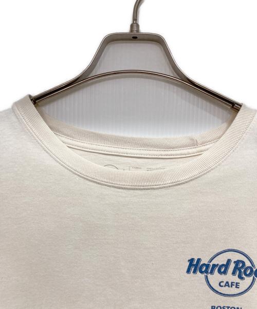 Hard Rock cafe（ハードロックカフェ）Hard Rock cafe (ハードロックカフェ) 半袖カットソー ベージュ サイズ:Lの古着・服飾アイテム