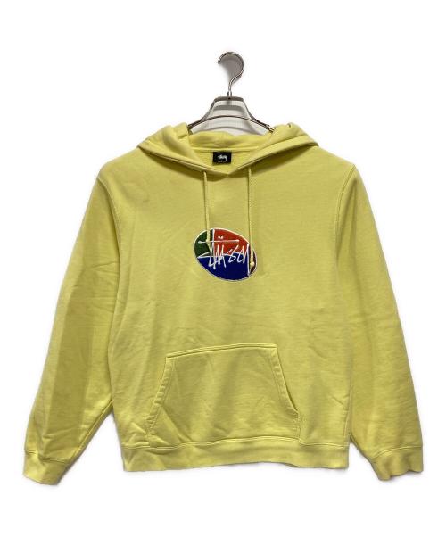 stussy（ステューシー）stussy (ステューシー) プルオーバーパーカー イエロー サイズ:Lの古着・服飾アイテム