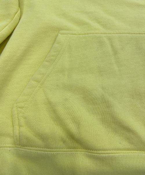 stussy（ステューシー）stussy (ステューシー) プルオーバーパーカー イエロー サイズ:Lの古着・服飾アイテム