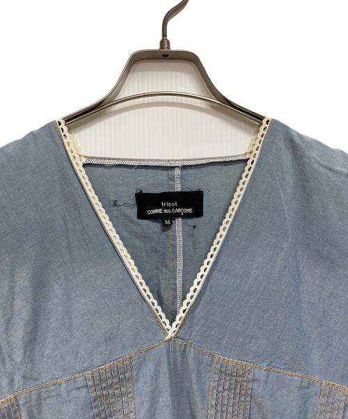 tricot COMME des GARCONS（トリココムデギャルソン）tricot COMME des GARCONS (トリココムデギャルソン) ワンピース ブルー サイズ:Mの古着・服飾アイテム