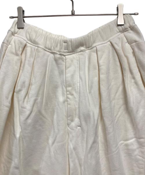 ANCELLM（アンセルム）ANCELLM (アンセルム) TUCK SWEAT PANTS ホワイト サイズ:1の古着・服飾アイテム