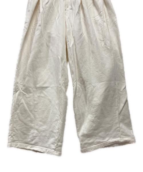 ANCELLM（アンセルム）ANCELLM (アンセルム) TUCK SWEAT PANTS ホワイト サイズ:1の古着・服飾アイテム