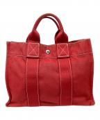 HERMESエルメス）の古着「ドーヴィルPM/ハンドバッグ」｜レッド