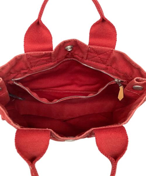 HERMES（エルメス）HERMES (エルメス) ドーヴィルPM/ハンドバッグ レッドの古着・服飾アイテム