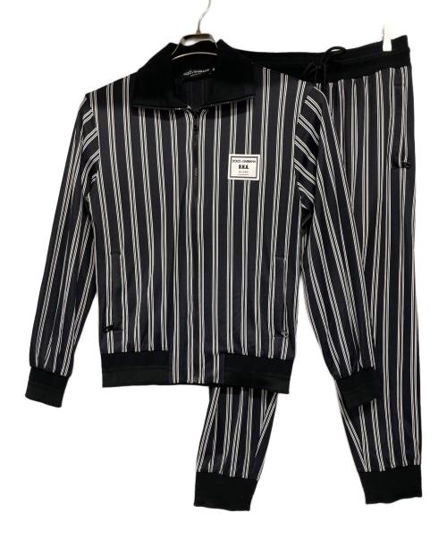DOLCE & GABBANA（ドルチェ＆ガッバーナ）DOLCE & GABBANA (ドルチェ＆ガッバーナ) セットアップジャージ ブラック サイズ:44の古着・服飾アイテム