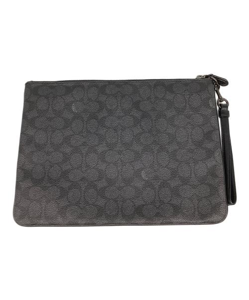 COACH（コーチ）COACH (コーチ) クラッチバッグ ブラックの古着・服飾アイテム