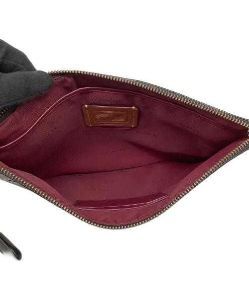 COACH（コーチ）COACH (コーチ) クラッチバッグ ブラックの古着・服飾アイテム