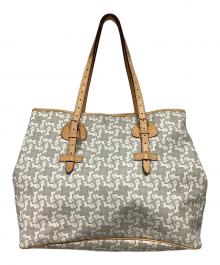 CELINE（セリーヌ）の古着「サルキートートバッグ」｜グレー×ホワイト