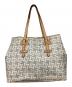 CELINE (セリーヌ) サルキートートバッグ グレー×ホワイト：17000円