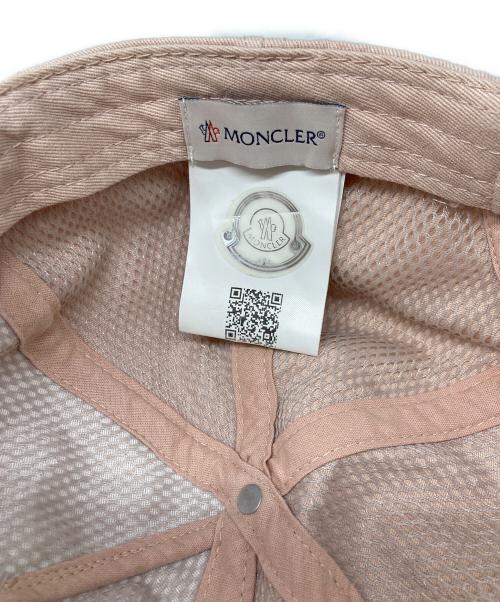 MONCLER（モンクレール）MONCLER (モンクレール) キャップ ピンクの古着・服飾アイテム
