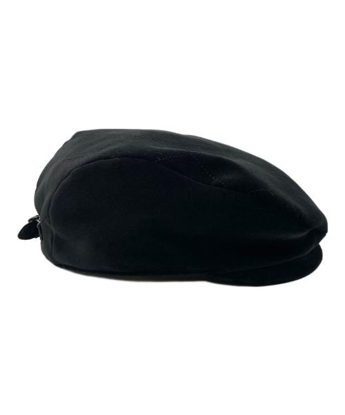 BURBERRY BLUE LABEL（バーバリー ブルー レーベル）BURBERRY BLUE LABEL (バーバリーロンドンブルーレーベル) ハンチング ブラック×グレー サイズ:頭囲57㎝の古着・服飾アイテム