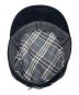 中古・古着 BURBERRY BLUE LABEL (バーバリーロンドンブルーレーベル) ハンチング ブラック×グレー サイズ:頭囲57㎝：4000円