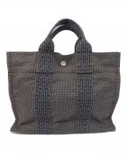 HERMESエルメス）の古着「エールライン PM／ミニトートバッグ」｜ブラック