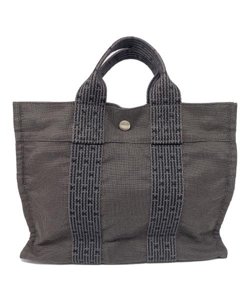 HERMES（エルメス）HERMES (エルメス) エールライン PM／ミニトートバッグ ブラックの古着・服飾アイテム