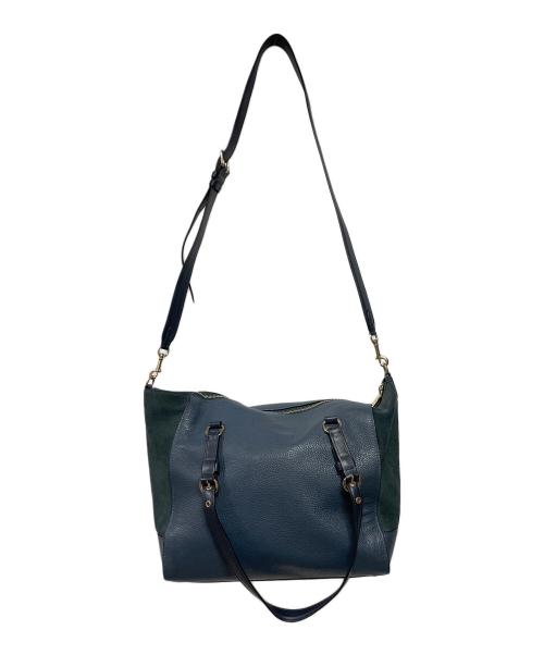 COACH（コーチ）COACH (コーチ) 2WAYバッグ ネイビーの古着・服飾アイテム