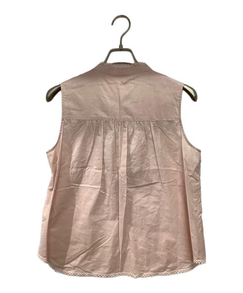 PINK HOUSE（ピンクハウス）PINK HOUSE (ピンクハウス) ノースリーブブラウス ピンク サイズ:不明 未使用品の古着・服飾アイテム