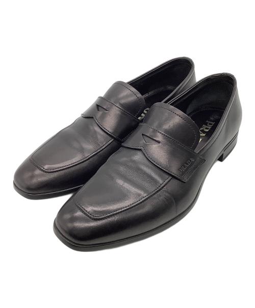 PRADA（プラダ）PRADA (プラダ) ローファー ブラック サイズ:5　1/2の古着・服飾アイテム