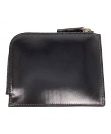 土屋鞄（ツチヤカバン）の古着「コードバン/ラウンドファスナー財布」｜ブラック