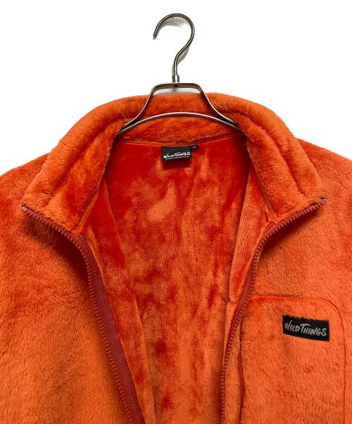 WILD THINGS（ワイルドシングス）WILD THINGS (ワイルドシングス) ワイルドシングス シャギー フリース ジャケット オレンジ サイズ:Lの古着・服飾アイテム