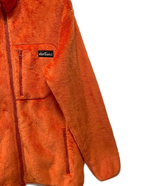 WILD THINGS（ワイルドシングス）WILD THINGS (ワイルドシングス) ワイルドシングス シャギー フリース ジャケット オレンジ サイズ:Lの古着・服飾アイテム