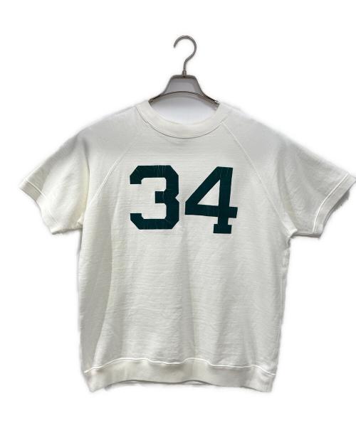 BARNS OUTFITTERS（バーンズアウトフィッターズ）BARNS OUTFITTERS (バーンズアウトフィッターズ) 90’ｓ-6SLV SWEAT PT アイボリー サイズ:L 未使用品の古着・服飾アイテム