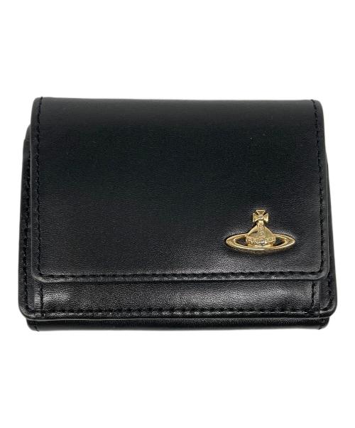 Vivienne Westwood（ヴィヴィアンウエストウッド）Vivienne Westwood (ヴィヴィアンウエストウッド) 3つ折り財布 ブラックの古着・服飾アイテム