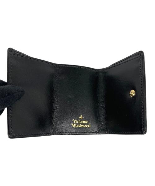 Vivienne Westwood（ヴィヴィアンウエストウッド）Vivienne Westwood (ヴィヴィアンウエストウッド) 3つ折り財布 ブラックの古着・服飾アイテム