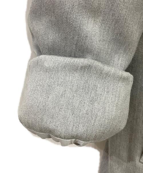 icB（アイシービー）icB (アイシービー) ダウンコート グレー サイズ:11の古着・服飾アイテム