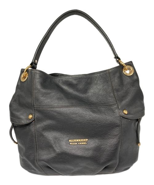 BURBERRY BLUE LABEL（バーバリーロンドンブルーレーベル）BURBERRY BLUE LABEL (バーバリーロンドンブルーレーベル) ハンドバッグ ブラックの古着・服飾アイテム