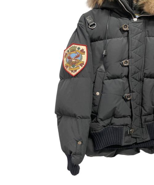 DSQUARED2（ディースクエアード）DSQUARED2 (ディースクエアード) ダウンジャケット ブラック サイズ:52の古着・服飾アイテム