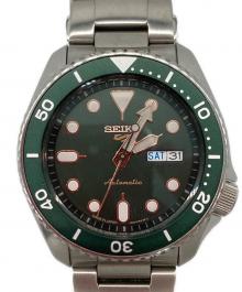 SEIKO（セイコー）の古着「リストウォッチ SSブレスレット」｜グリーン