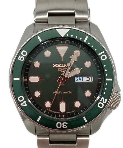 SEIKO（セイコー）SEIKO (セイコー) リストウォッチ SSブレスレット グリーンの古着・服飾アイテム