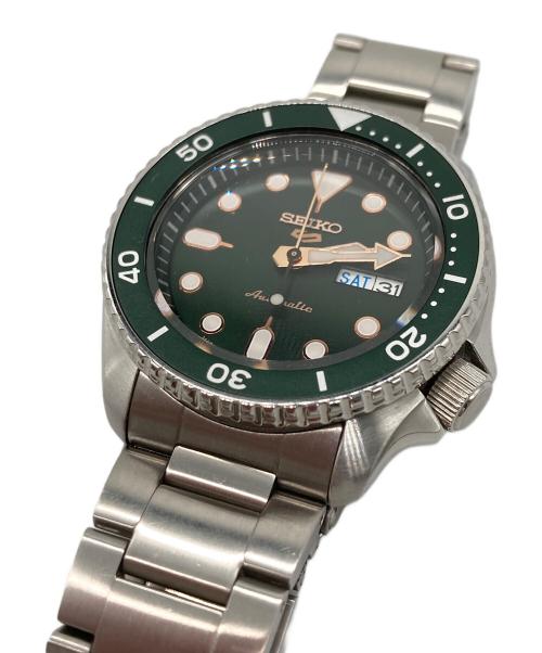 SEIKO（セイコー）SEIKO (セイコー) リストウォッチ SSブレスレット グリーンの古着・服飾アイテム