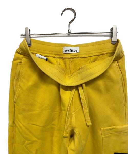 STONE ISLAND（ストーンアイランド）STONE ISLAND (ストーンアイランド) スウェットパンツ イエロー サイズ:Mの古着・服飾アイテム