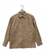 ISSEY MIYAKEイッセイミヤケ）の古着「長袖シャツ」｜ブラウン