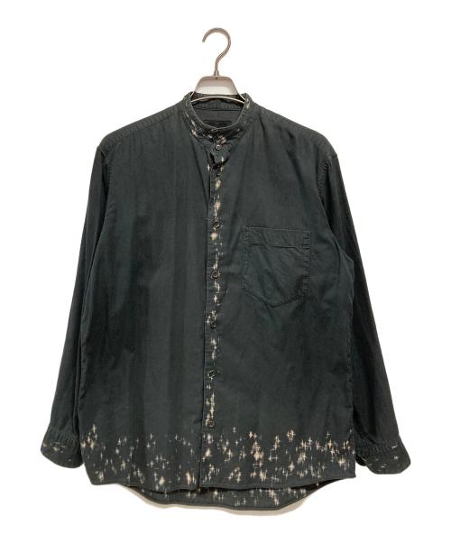 ISSEY MIYAKE（イッセイミヤケ）ISSEY MIYAKE (イッセイミヤケ) バンドカラーシャツ ブラック サイズ:Mの古着・服飾アイテム