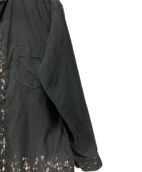 ISSEY MIYAKE（イッセイミヤケ）ISSEY MIYAKE (イッセイミヤケ) バンドカラーシャツ ブラック サイズ:Mの古着・服飾アイテム