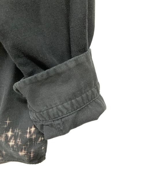 ISSEY MIYAKE（イッセイミヤケ）ISSEY MIYAKE (イッセイミヤケ) バンドカラーシャツ ブラック サイズ:Mの古着・服飾アイテム