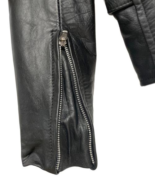 DAYTONA LEATHERS（デイトナ レザー）DAYTONA LEATHERS (デイトナ レザー) レザーライダースジャケット ブラック サイズ:Lの古着・服飾アイテム